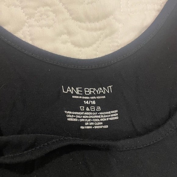 Lane Bryant Black Dress Sleeveless Size 14/16 Pre-Owned EUC - Picture 2 of 6